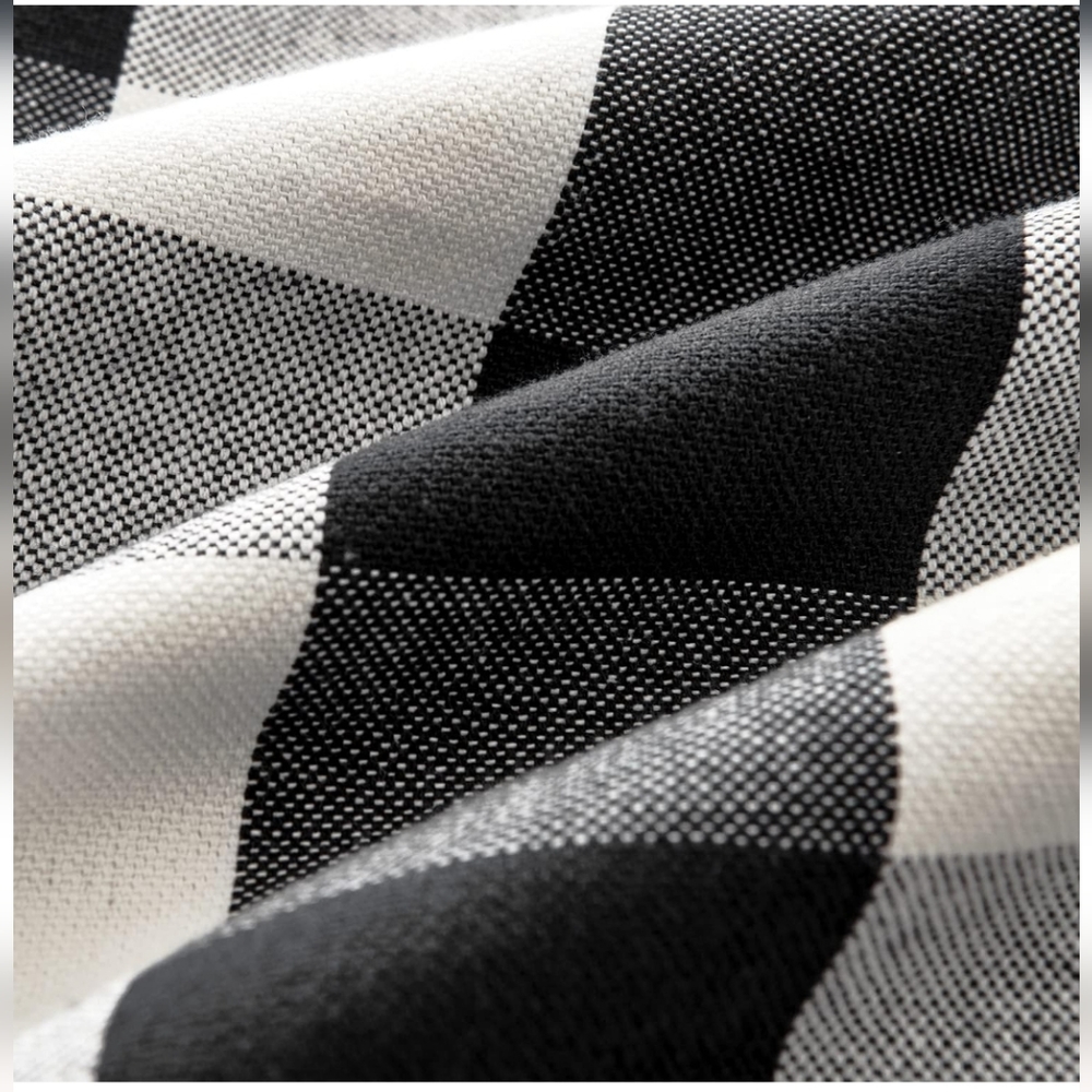 HiEnd Camille Buffalo Black and Natural Buffalo Check  Duvet Bedding Set - Picture 6 of 8